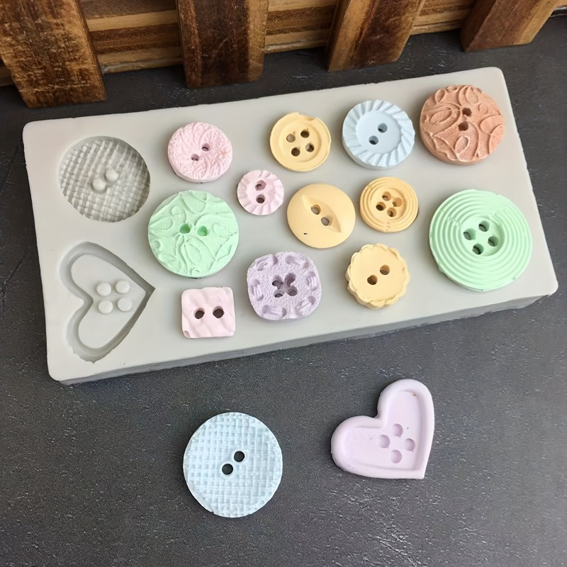 Soap Making Tutorial - Düğme Şekilli Silikon Kalıp Sabun ve