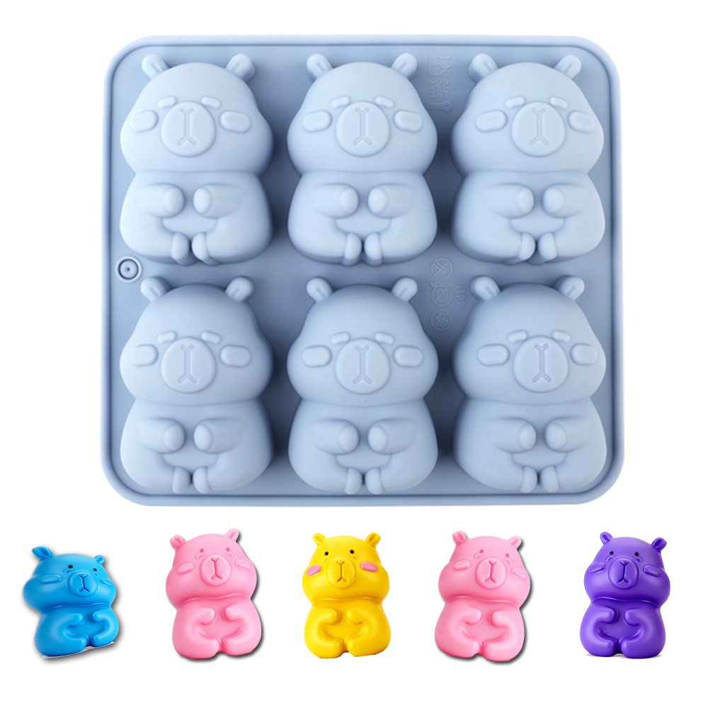 Soap Making Ideas - Sevimli Bir Kapibara Şeklinde 1 Silikon