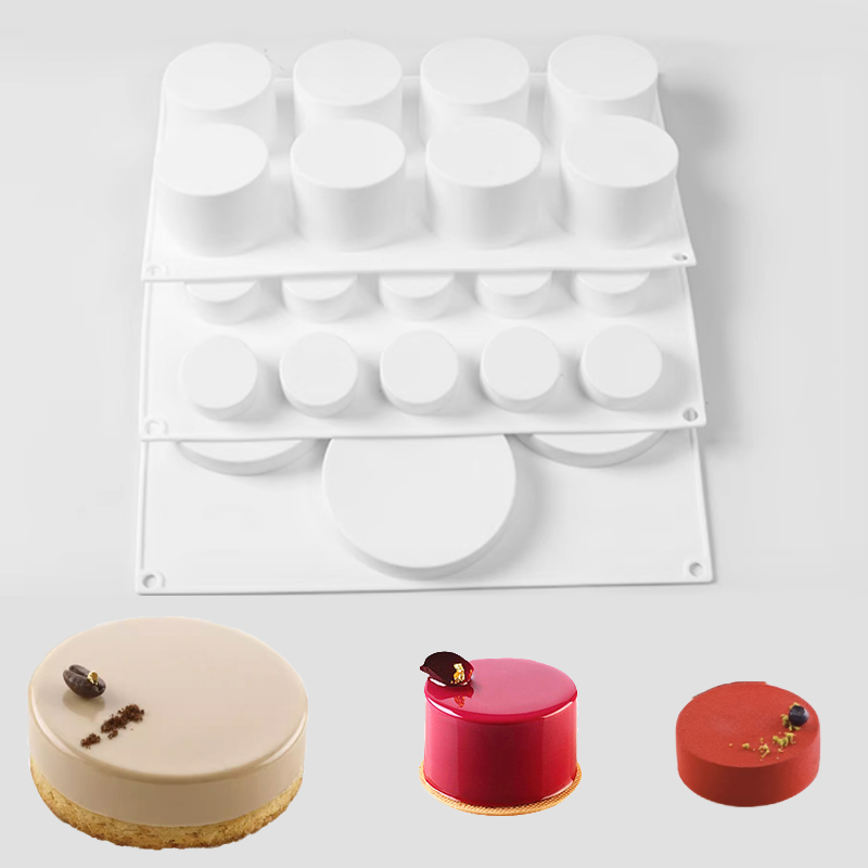 Soap Making Ideas - Silindirik Fransız Mus Kek Kalıbı Silikon