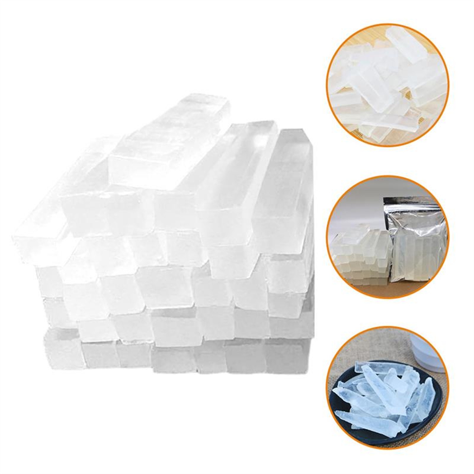Soap Making Items - 250G Paket Şeffaf Gliserinli El Sabunu