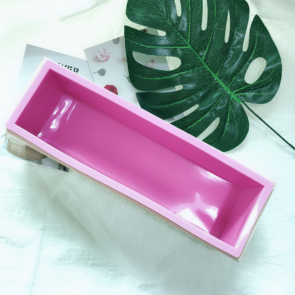 Soap Making Jelly - Esnek Dikdörtgen Sabun Kalıbı, Silikon Kalıp,