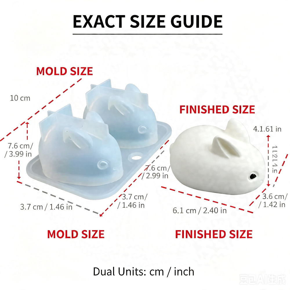3D Mini Tavşan silikon kalıp G - Soap Making Ideas incelemesi ve fiyatı