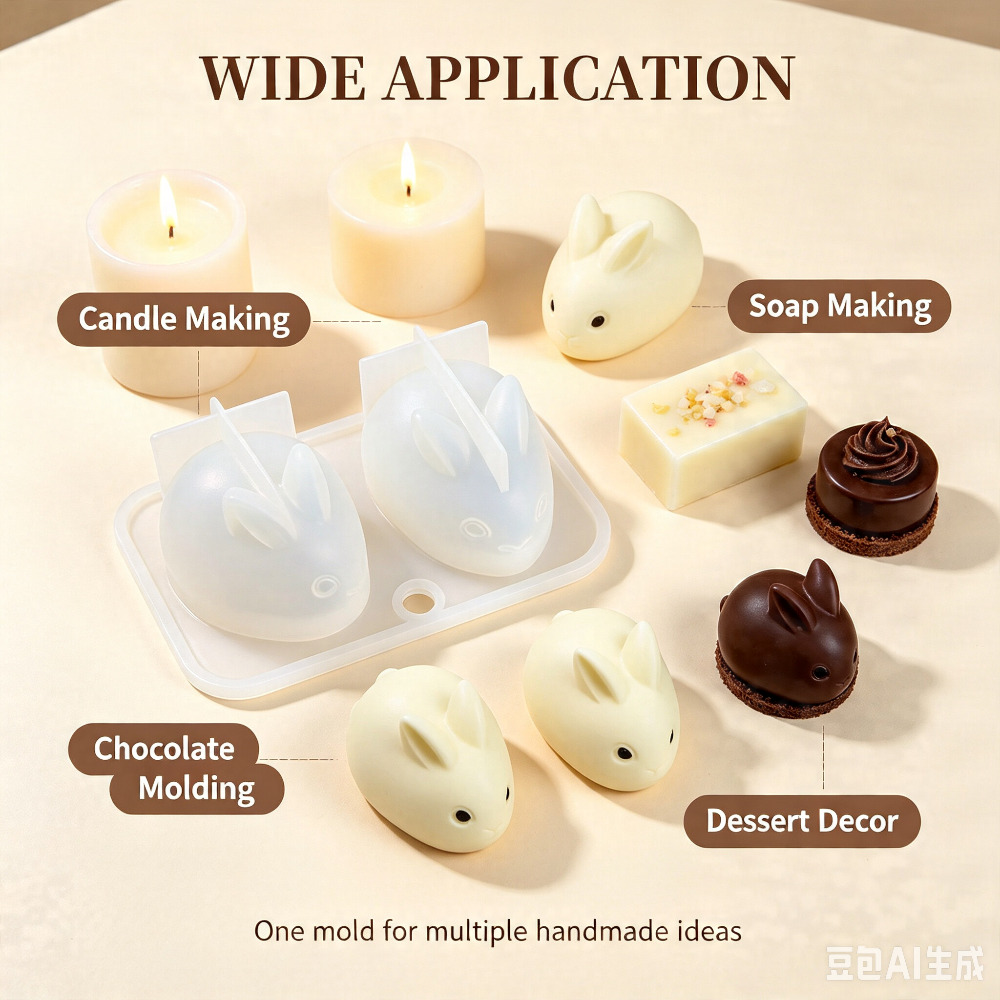 3D Mini Tavşan silikon kalıp G - Soap Making Ideas incelemesi ve fiyatı
