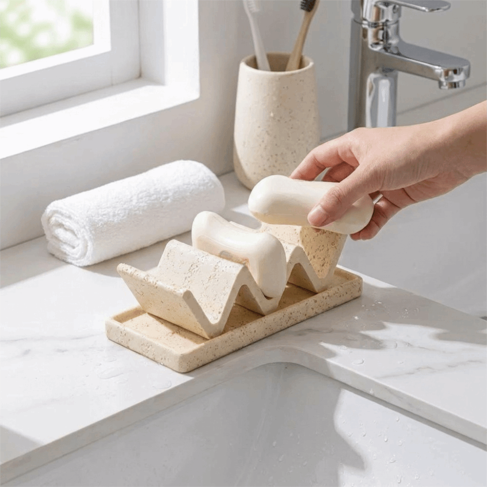 Japon Tarzı Sabunluk Dalga Şek - Soap Making Box incelemesi ve fiyatı