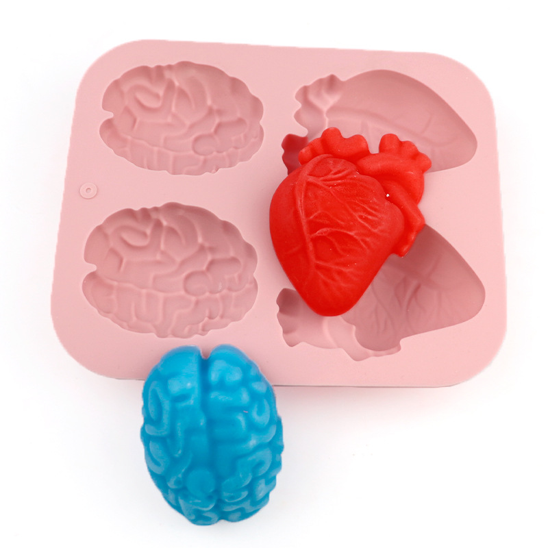 İnsan Beyni ve Kalp Silikon Ka - Soap Making Ideas incelemesi ve fiyatı