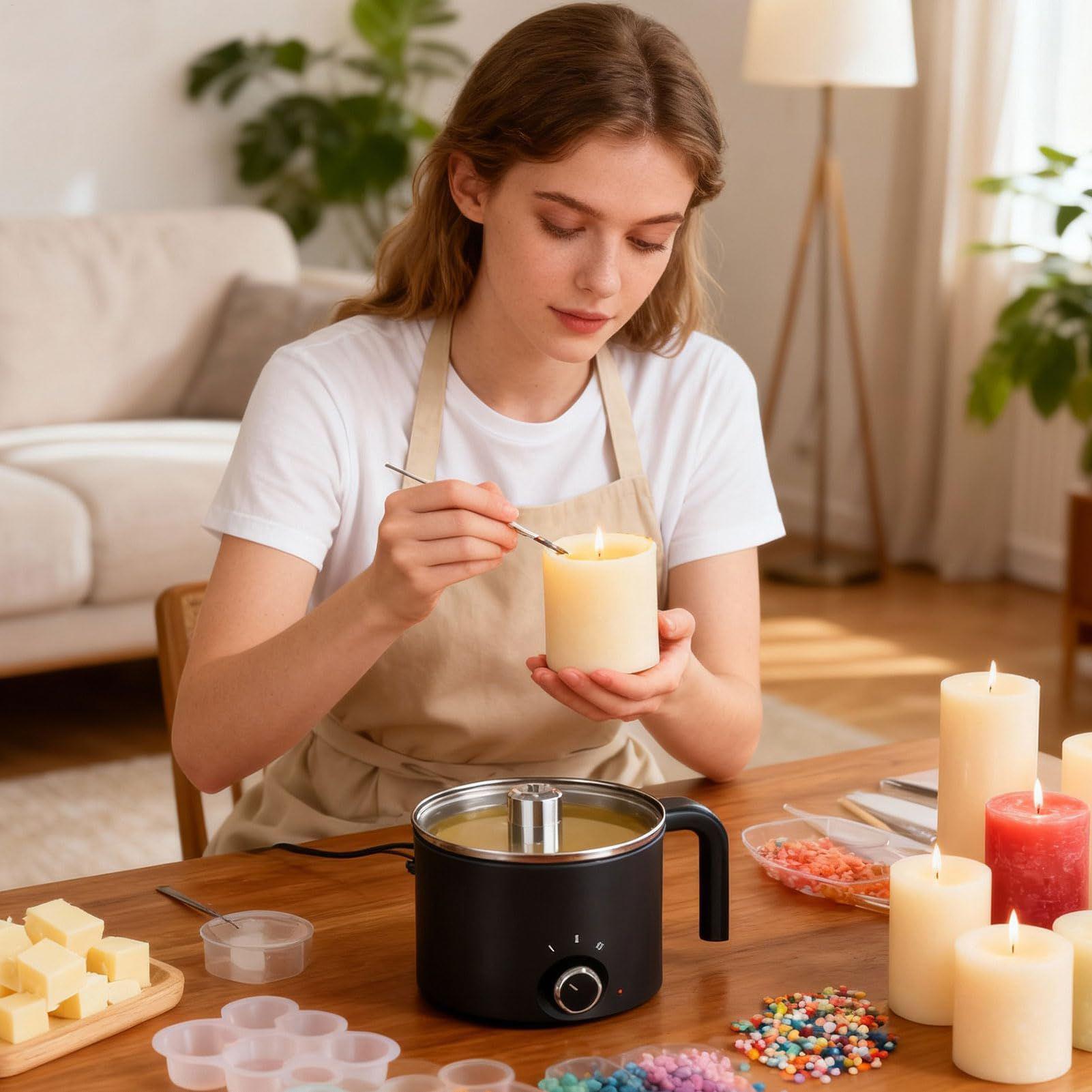 1.5L Balmumu Eritme Potası Mum - Soap Making Thermometer incelemesi ve fiyatı