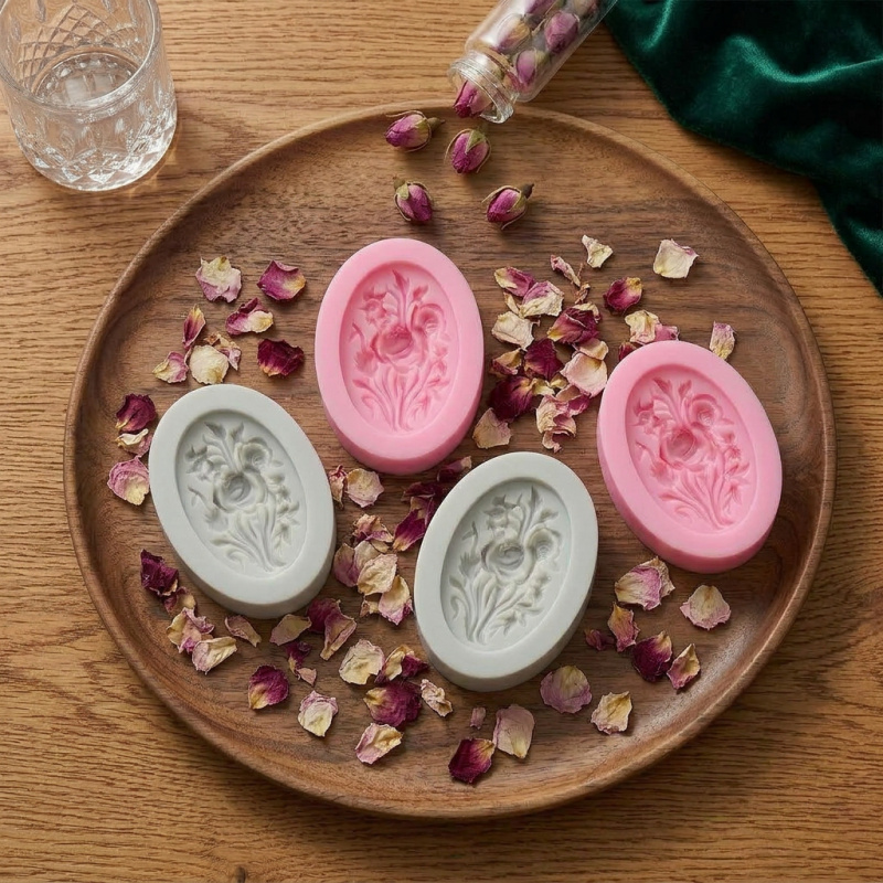4 Çiçek şekilli silikon kalıp, - Soap Making Ideas incelemesi ve fiyatı