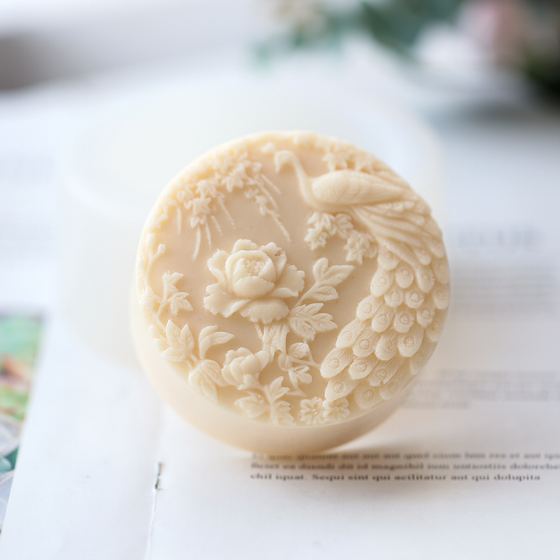 Tavuskuşu Çiçek Desen Silikon  - Soap Making Ideas incelemesi ve fiyatı
