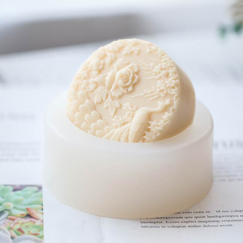 Tavuskuşu Çiçek Desen Silikon  - Soap Making Ideas incelemesi ve fiyatı